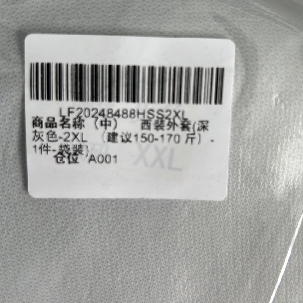 Mens XXL ultra lightweight travel blazer - Picture 2 of 2